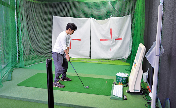 GROW GOLF ACADEMYの店内